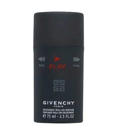 givenchy play for men by givenchy roll-on deodorant 2.5 oz|Givenchy Play by Givenchy – Roll.